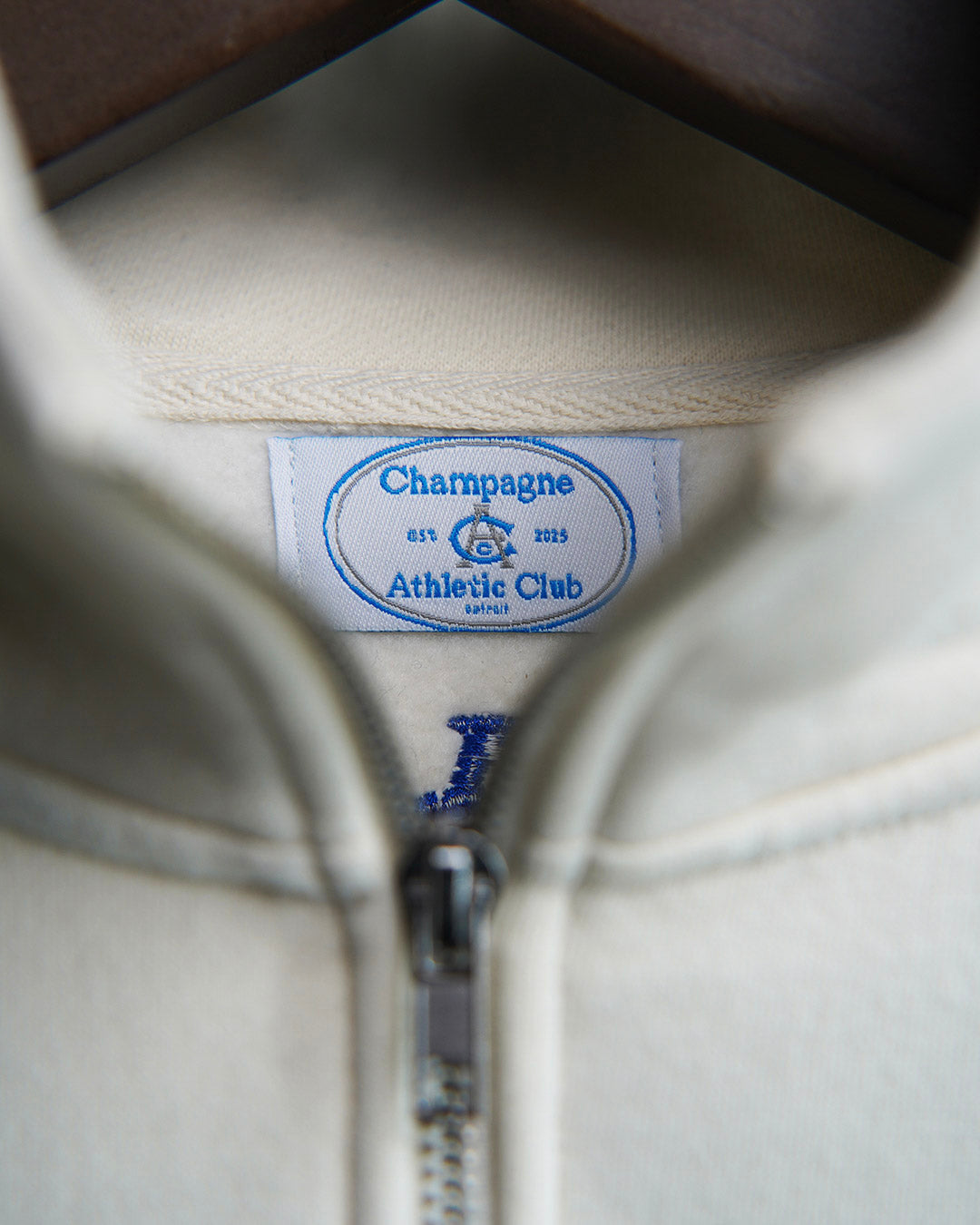 Mini-Coach Embroidered Half-Zip Crew