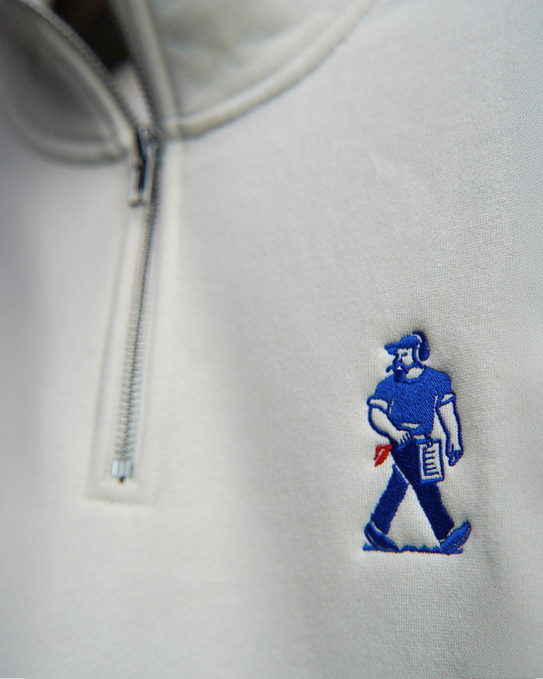 Mini-Coach Embroidered Half-Zip Crew